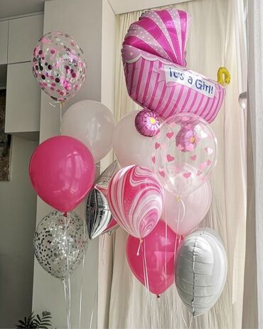 Шары: Услуга шарики Гелевые Шарик на заказ Оформление для мероприятий — 9