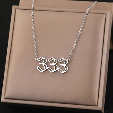 Ogrlice: Lancic - Andjeoski broj - 333 Predivna ogrlica koja nikada ne bledi i