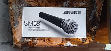 yaxa mikrofon: Shure SM58 dinamik vokal mikrofonu – əfsanəvi kardioid yönlü nümunə — 2