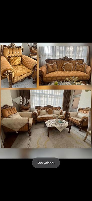 ofis ucun divan: 880₼ divan desti Turkiyə istehsalıdır əla vəziyyətdə razin 1255 — 1