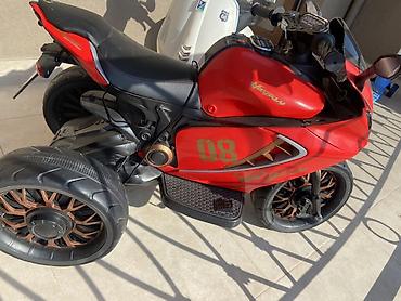 matasklet usaq: Uşaq üçün elektrikli üçtəkərli motosiklet – Sport Super Moto - Rəng — 4