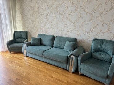 kardon alan: İşlənmiş, Divan, 2 kreslo, Bazalı, Açılan