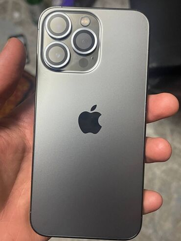 скупка ноутов: IPhone 13 Pro, Жаңы, 256 ГБ, Кара, Кулакчындар, Заряддоочу түзүлүш, Коргоочу айнек, 94 %