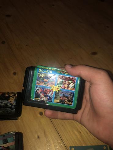 ucuz playstation 4 oyunları: Mega Drive/SEGA üçün oyun kartricləri dəsti. Dəstdə görünənlər: - MK5 — 5