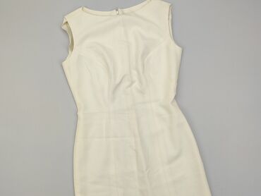 beżowa sukienki midi na wesele: Dress, S (EU 36), condition - Good