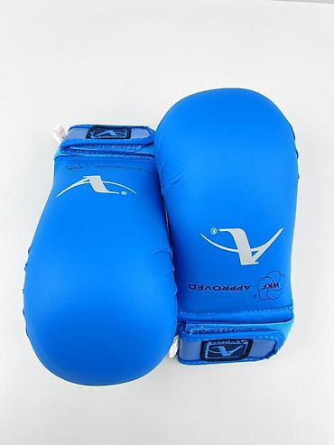 Перчатки: №: 2154 Məhsulun adı: Karate üçün məşq əlcəyi Arawaza, göy, ölçü XS — 1