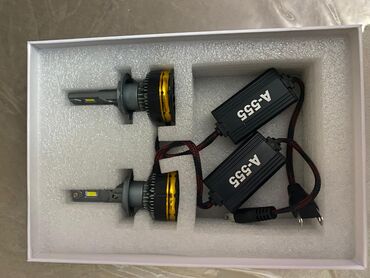 Digər aksesuarlar: Məhsul: Avtomobil üçün LED far lampaları dəsti Tərkib: - 1 cüt “DOST — 9