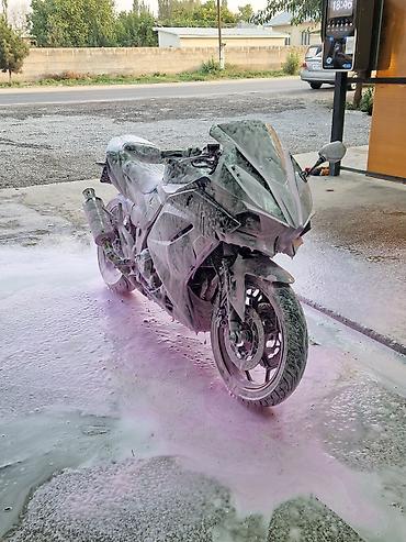 мото подкат: Спортбайк Kawasaki, 400 куб. см, Бензин, Взрослый, Б/у — 3