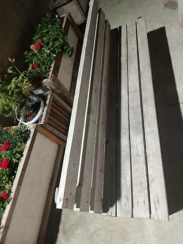 skamya satilir: Taxta bağ skamyası - Material: möhkəm taxta taxtalardan yığılmış iki — 4