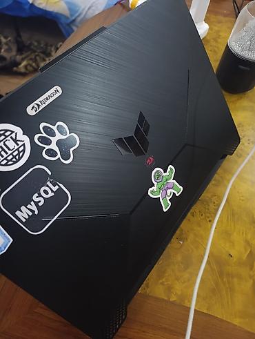 komputer 2ci əl: ASUS TUF Gaming F15 noutbuku bütün sənədləri zemanət talonu qutusu — 1