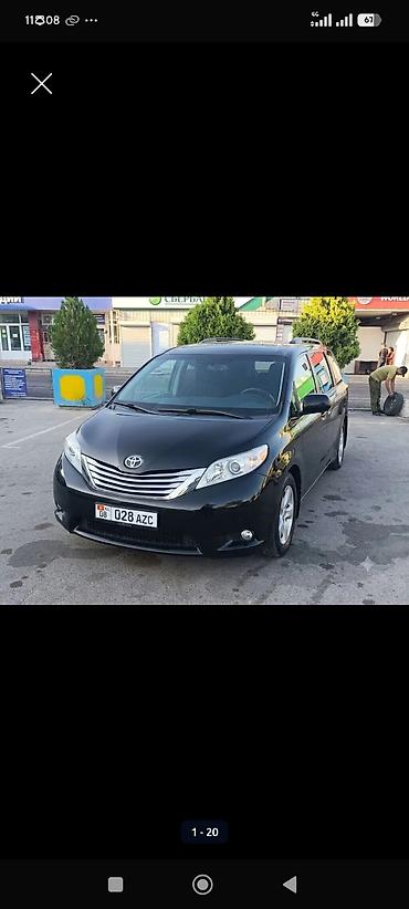 Унаа: Toyota Sienna: 2012 г., 3.5 л, Автомат, Бензин, Вэн/Минивэн — 2