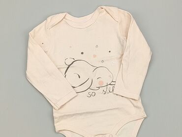 różowe body niemowlęce: Body, So cute, 9-12 m, 
stan - Dobry