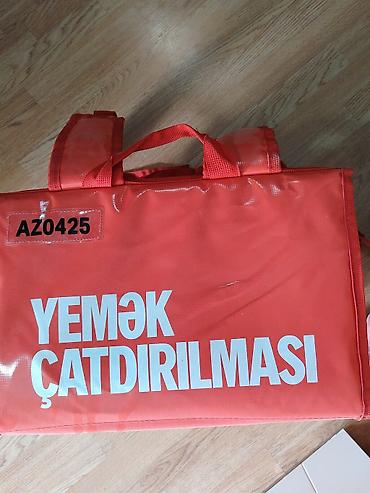 Yango loqolu yemək çatdırılması üçün termal çanta/rükzak Yenidir çox