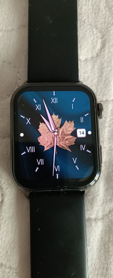 смарт часы: Yeni, Smart saat, Sensor ekran, rəng - Qara