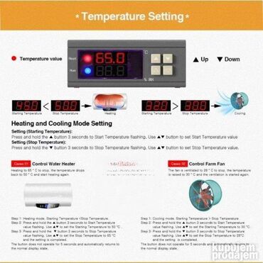 Oprema za grejanje: Model: Digitalni termostat SHT2000 - kontrola vlage i temperature — 10