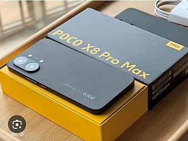 Poco X8 Pro Max, Б/у, 256 ГБ, цвет - Черный, 2 SIM, eSIM