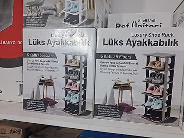 plastik dolabı: Ayaqqabılıq – 5 qat Xüsusiyyətlər: - 5 mərtəbəli dayaqlı quruluş — 1