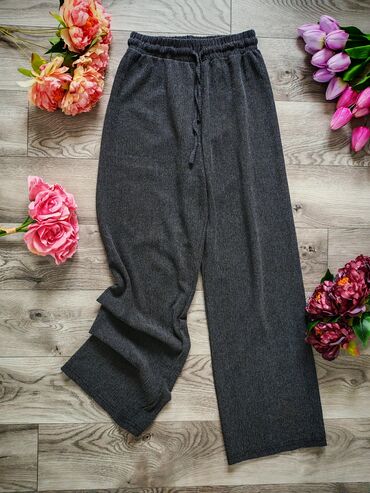 lidl lanene pantalone: M (EU 38), Visok struk, Drugi kroj pantalona