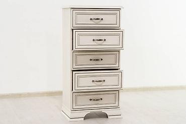 euromebel: Комод 5Я (Tiffany 5S/50), коллекции Тиффани, Вудлайн Кремовый, Анрэкс — 4