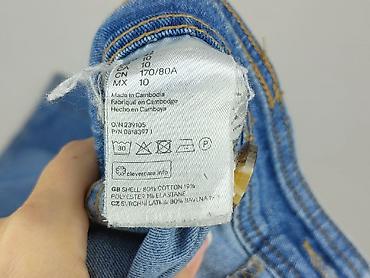 culotte jeans: H&M, Jeansy damskie, rozmiar L — 5