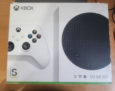xbox original: Нерабочий Xbox Series S в белом корпусе с 2 джойстиками оригинал