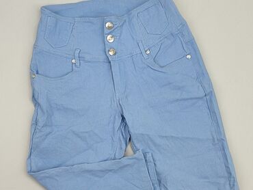 eleganckie bluzki do spodni z wysokim stanem: 3/4 Trousers, S (EU 36), condition - Fair