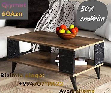 mdf material: Düz masa, Açılmayan, Təkərsiz, MDF, Zəmanətsiz — 2