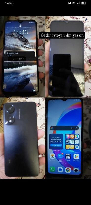 telefon: Honor X5, 64 ГБ, цвет - Черный, Сенсорный, Отпечаток пальца, Две SIM карты
