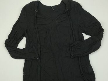 czarne bluzki z długim rękawem: Bluzka Damska, Reserved, M, stan - Bardzo dobry