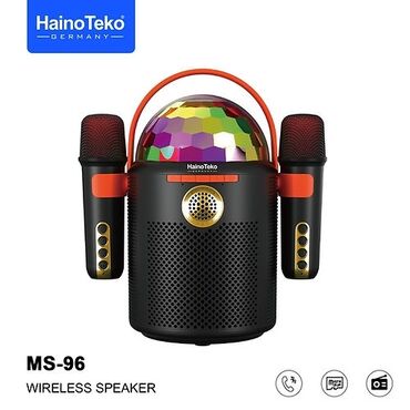 karaoke mikrofon ws 858: ✓ Alman brendi Haino Tekodan MS96 iki mirafonlu Super