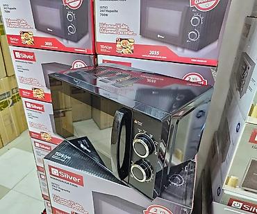 Mikrodalğalı sobalar: Mikrodalğalı soba Silver, Ayrıca dayanan, Mikrodalğalar ilə, rəng - Qara, Yeni — 2