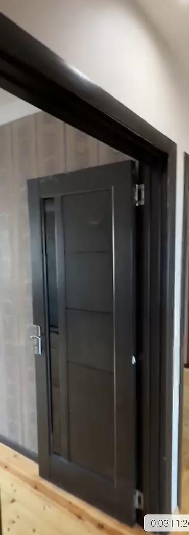 islenmis qapi satiram: Müasir dizaynlı daxili qapı dəsti - Rəng: tünd qəhvəyi,qapı hal — 1