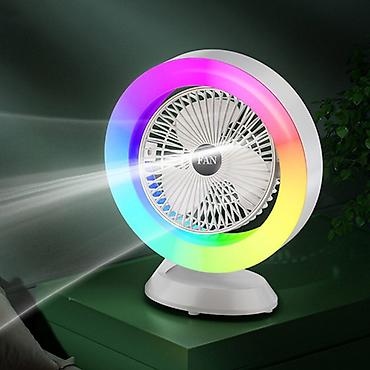 vintilyatır: LED İşıqlı Masaüstü Sərinkeş S27 | Colorful Lighting Fan . ❄️ Sərinlik — 8