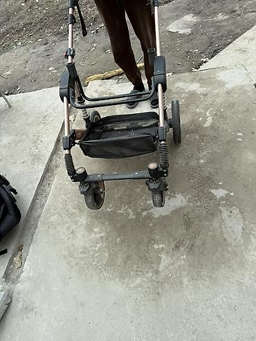 Коляски: Коляска, цвет - Черный, Б/у — 10