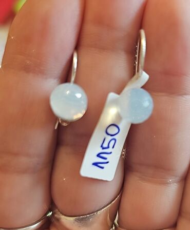 Setovi nakita: Srebrni nakit – izbor modela - Minđuše kuglice: klasične srebrne — 11