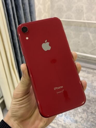 продаю rx: IPhone Xr, Колдонулган, 64 ГБ, Кызыл, Каптама, 77 %