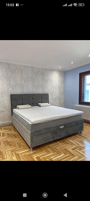 Kreveti: Boxspring krevet sa uzglavljem i dušekom - Tip: boxspring sistem — 15