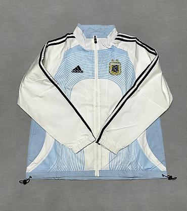 бел: Ветровка Adidas Argentina AFA - Официальная командная куртка сборной — 1
