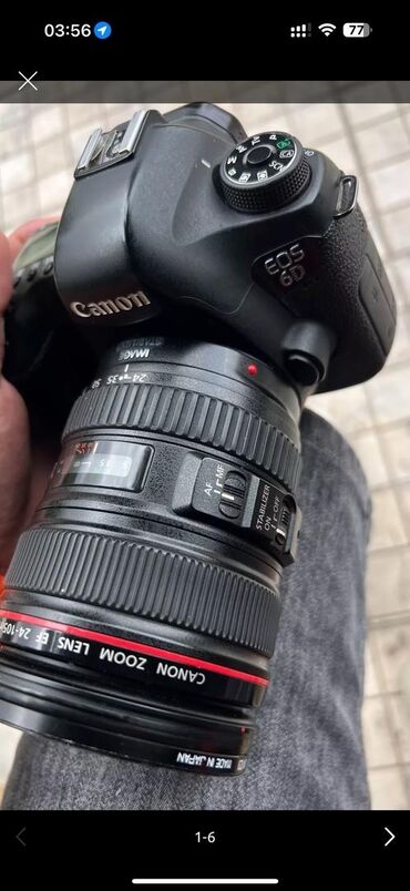 фотоаппарат canon 6d: Зеркальная фотокамера Canon EOS 6D с объективом Canon EF 24-105mm f/4L