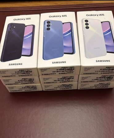 samsung galaxy a: Samsung Galaxy A15, 128 GB, rəng - Qara, Sensor, Zəmanət, Barmaq izi