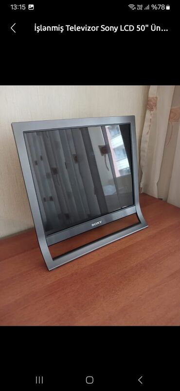 İşlənmiş Televizor Sony LCD 50" Ünvandan götürmə