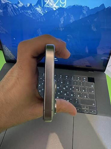 Apple iPhone: IPhone 15 Pro Max, 256 GB, Natural Titanium, Simsiz şarj, Face ID, Sənədlərlə — 10