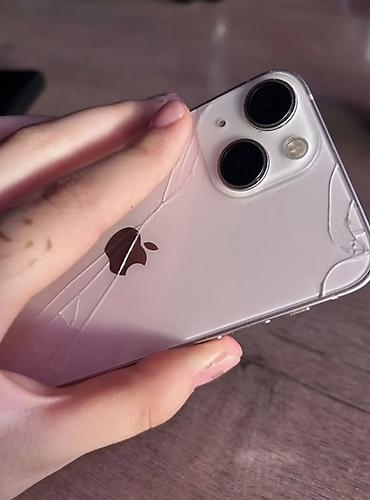 аудио для авто: IPhone 13 mini, Б/у, 128 ГБ, Розовый, Чехол, 70% — 4