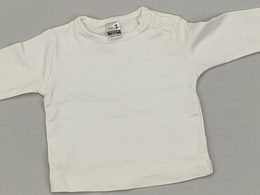 elegancka biała bluzka krótki rękaw: Bluzka, 3-6 m, stan - Bardzo dobry