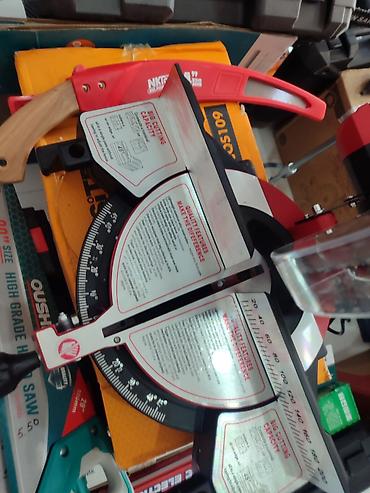 Mişarlar: EDON bucaq altı kəsim üçün mişar (miter saw) - Güclü elektrik motoru — 4