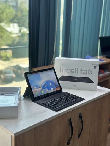 планшет с клавиатурой и мышью: Планшет, эс тутум 512 ГБ, 10" - 11", Wi-Fi, Жаңы, Классикалык түсү - Кара