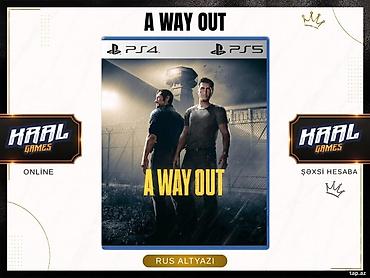 sony 5: PS4/PS5 üçün "A Way Out" oyunu 👑 PS4 və PS5 üçün A Way Out KRAL-da 🟢 — 1
