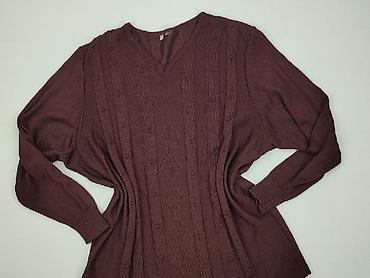 bordowe botki ccc: Sweter damski, rozmiar 3XL — 1