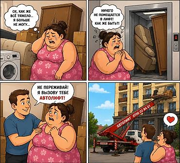 mobile stand: Автолифтовые услуги — подъём грузов прямо к вашему окну - Подъём — 2