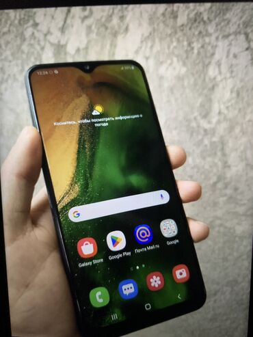 телефон нот 11: Samsung Galaxy A50, Б/у, цвет - Черный, 2 SIM